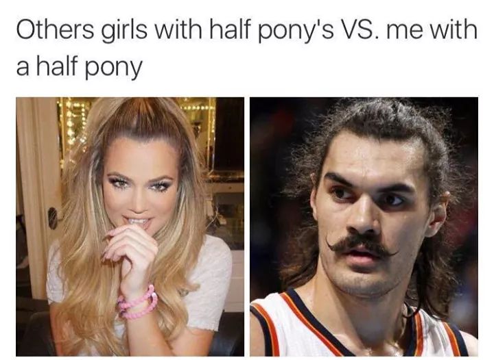 half pony meme - Others girls with half pony's Vs. me with a half pony