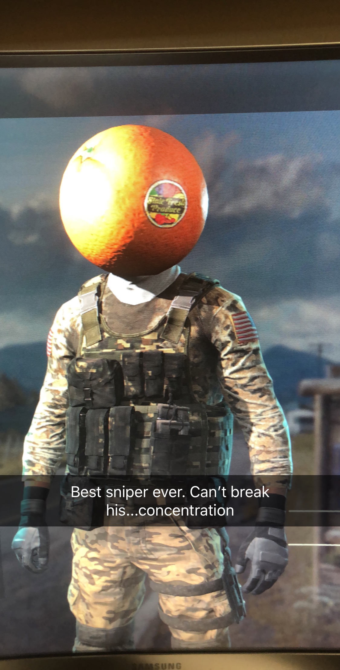 dank fire meme of poster - Best sniper ever. Can't break his...concentration