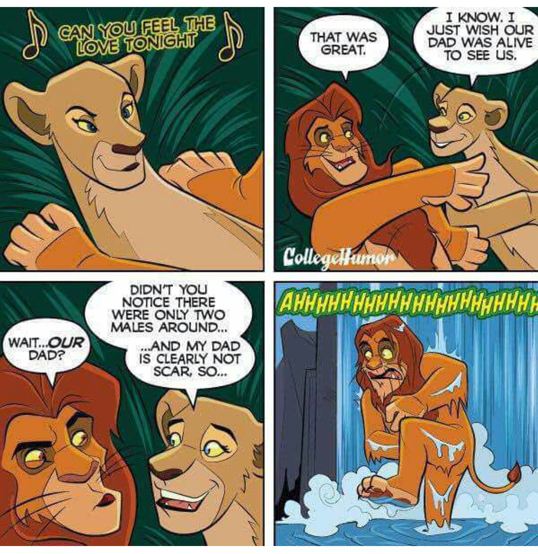 meme - lion king comic related