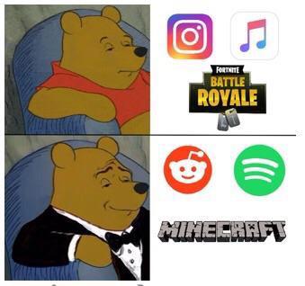 gay winnie the pooh memes - Forte Battle Royale Minecraft
