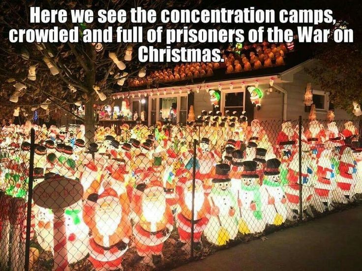 war on christmas internment camp - Here we see the concentration camps, crowded and full of prisoners of the War on Christmas. oyogy