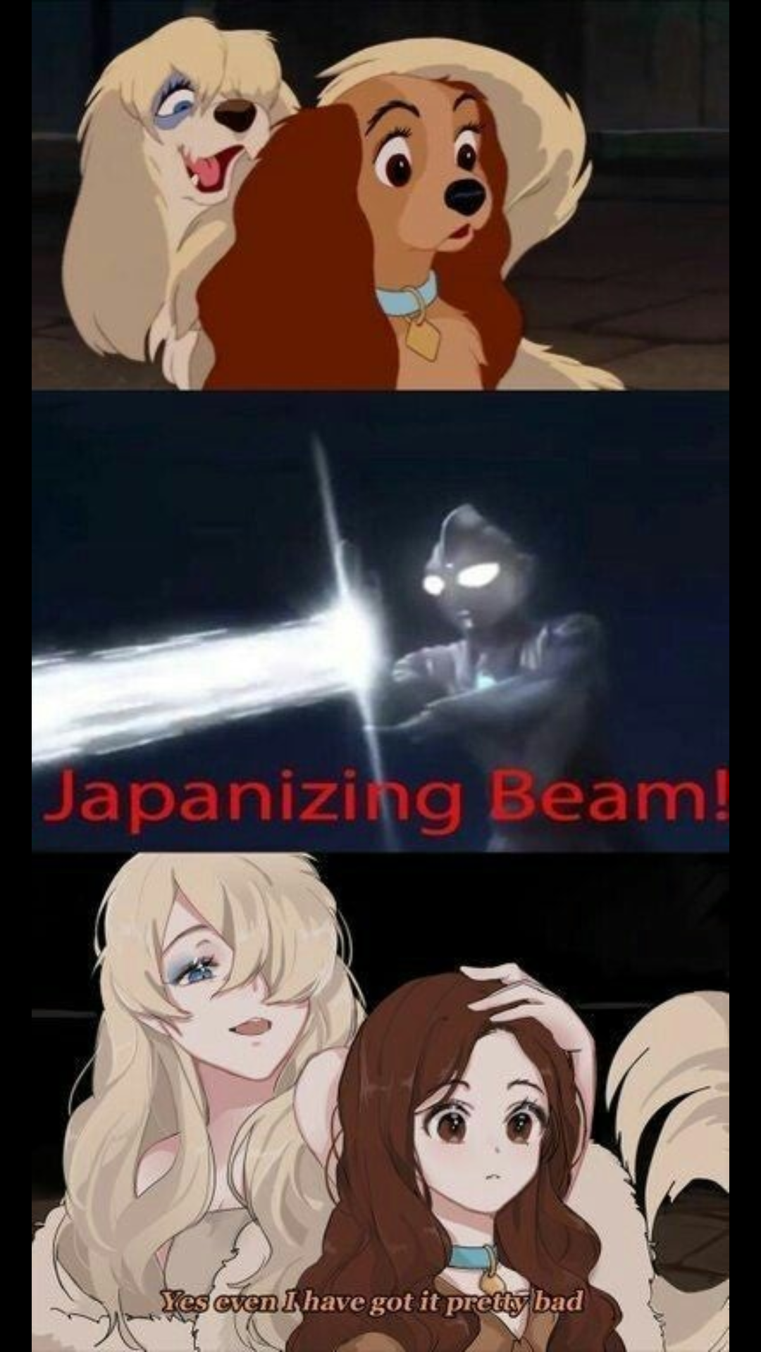 lady and the tramp redraw - Japanizing Beam! Med en have got it pretty had