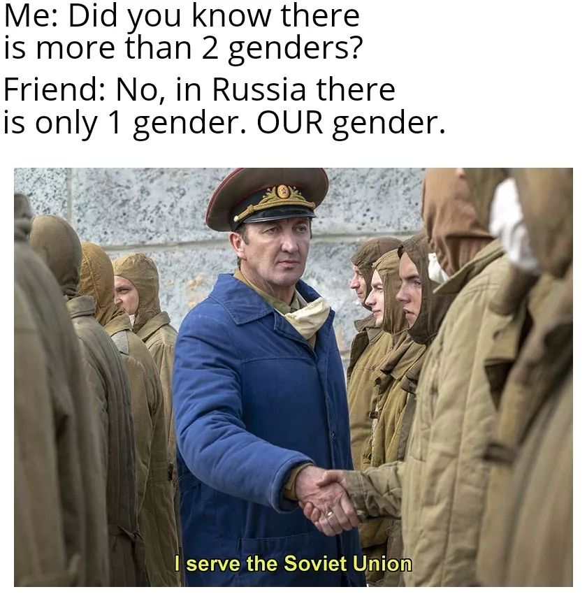 shadowkeep memes - Me Did you know there is more than 2 genders? Friend No, in Russia there is only 1 gender. Our gender. serve the Soviet Union
