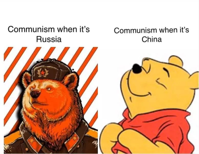 soviet bear - Communism when it's Russia Communism when it's China