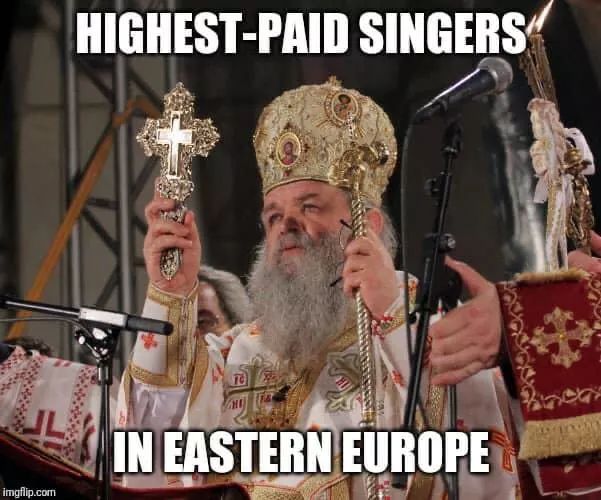 pope - HighestPaid Singers' In Eastern Europe imgflip.com