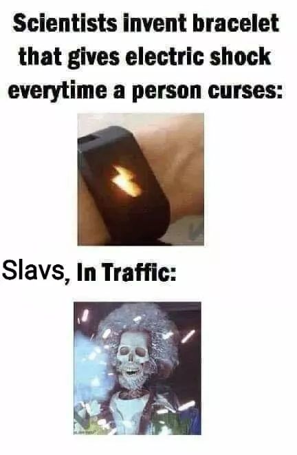 scientist invent bracelet that gives an electric shock me in traffic - Scientists invent bracelet that gives electric shock everytime a person curses Slavs, In Traffic