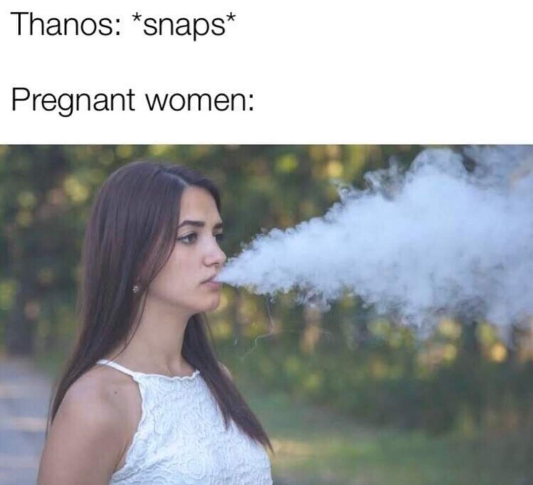 pregnant women when thanos snaps - Thanos snaps Pregnant women