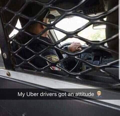 my uber driver has an attitude - My Uber drivers got an attitude