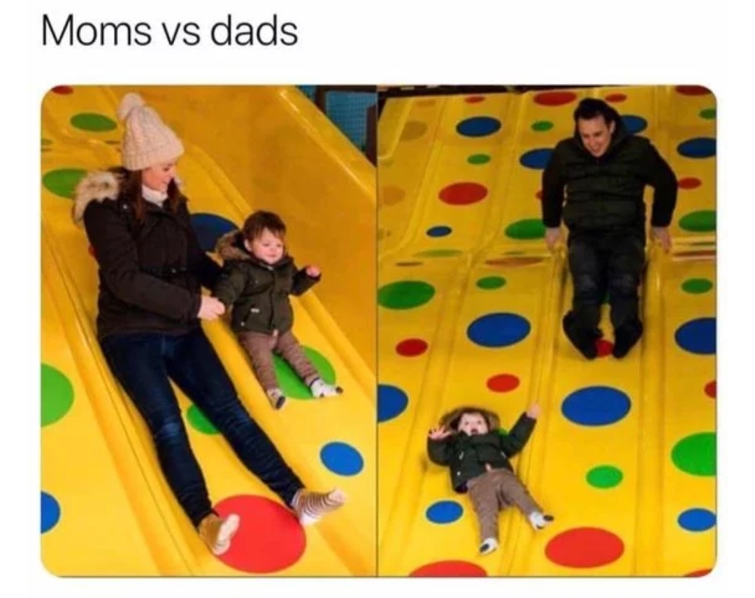 dads vs moms meme - Moms vs dads