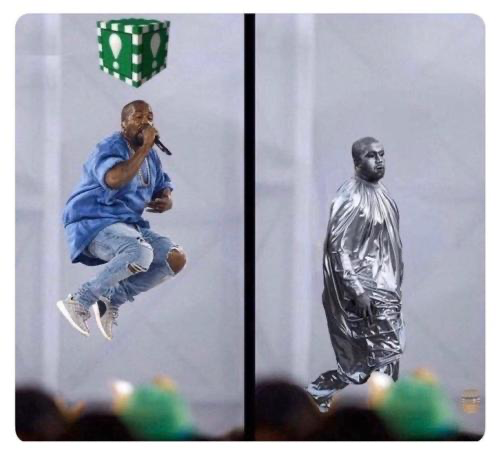kanye west jump with yeezy