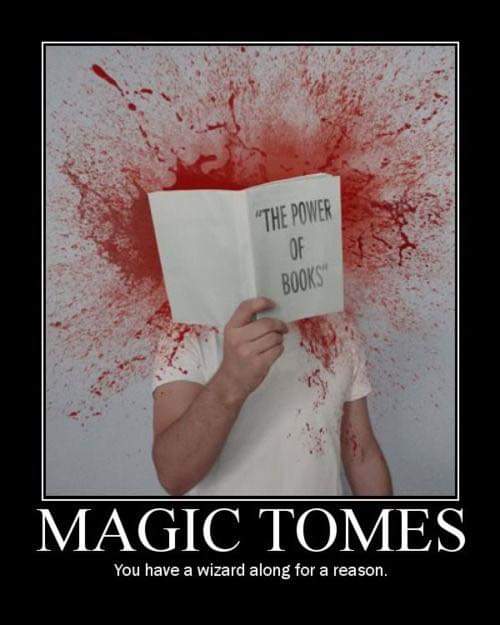 trash wizard d&d - "The Power Books Magic Tomes You have a wizard along for a reason.
