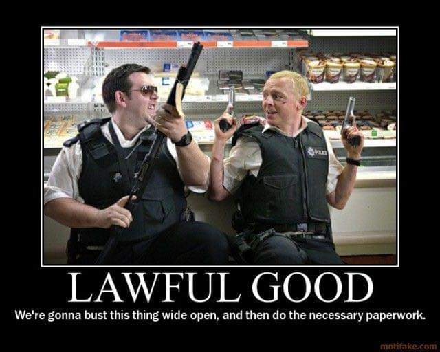 simon pegg hot fuzz - Lawful Good We're gonna bust this thing wide open, and then do the necessary paperwork. motifake.com