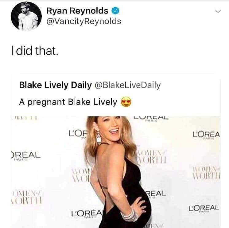 blake lively pregnancy - Ryan Reynolds Reynolds I did that. Blake Lively Daily Daily A pregnant Blake Lively Luncal L'Or L'Orea Dreal Met Morin Ah Wenn Home Woor Om Real L'Oreal L'Orea