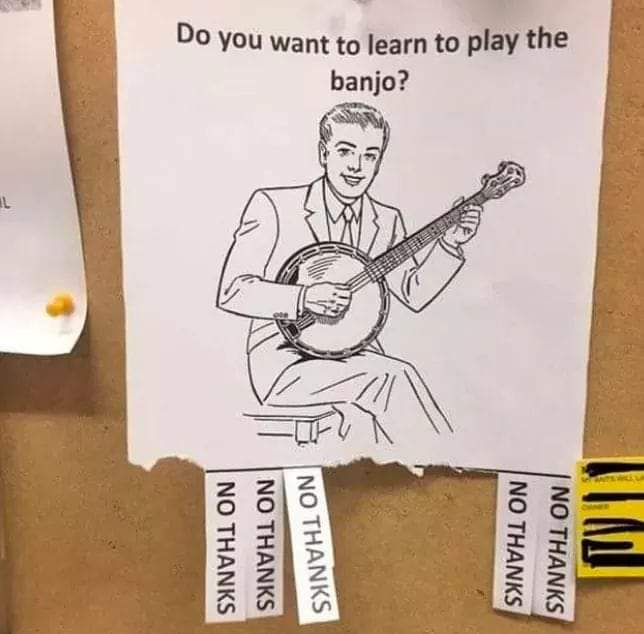 man playing banjo - Do you want to learn to play the banjo? No Thanks No Thanks No Thanks No Thanks No Thanks