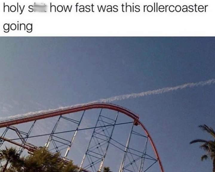 six flags magic mountain, goliath - holy shit how fast was this rollercoaster going