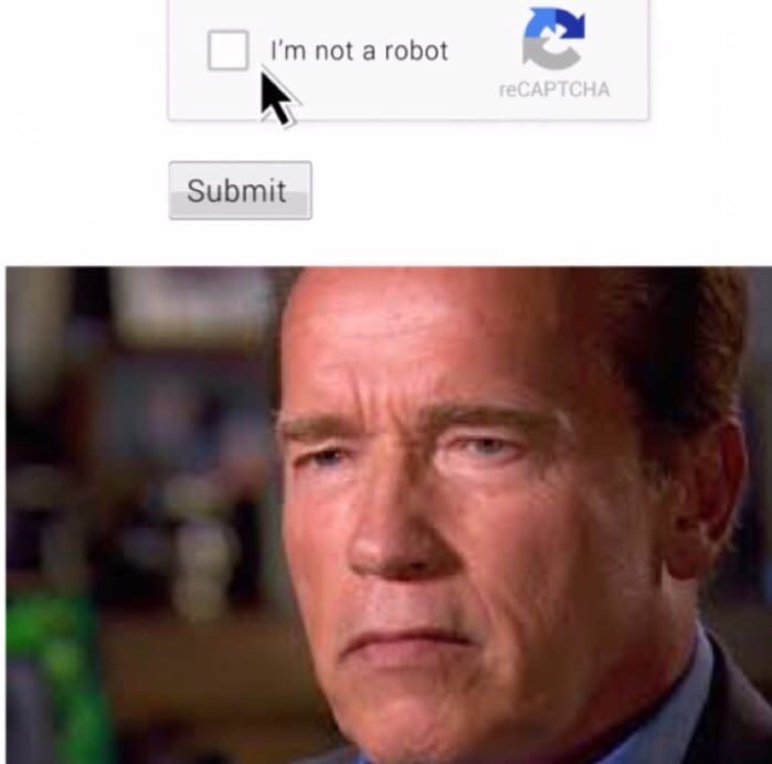 arnold schwarzenegger sad - I'm not a robot reCAPTCHA Submit