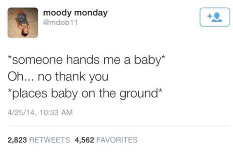 Jeb Bush - moody monday someone hands me a baby Oh... no thank you places baby on the ground 42514, 2,823 4,562 Favorites