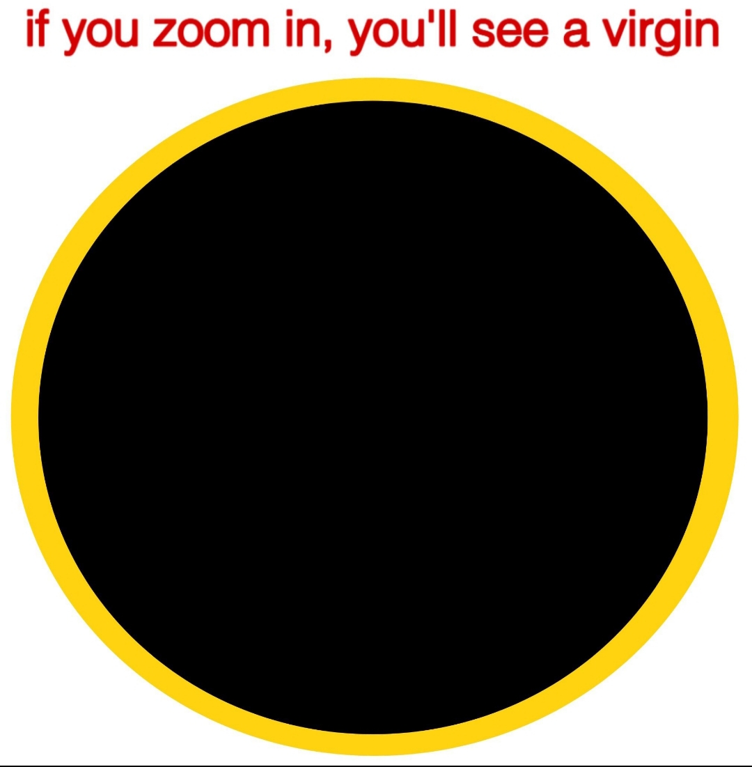 circle - if you zoom in, you'll see a virgin