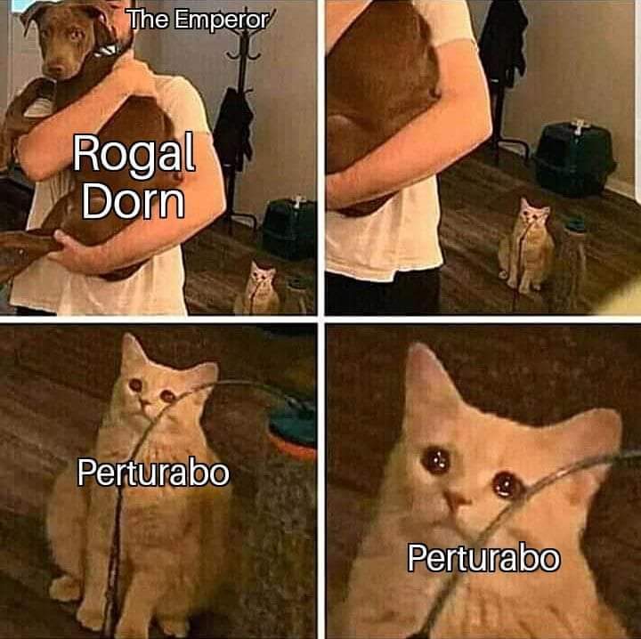 ps5 memes - The Emperor Rogal Dorn Perturabo Perturabo