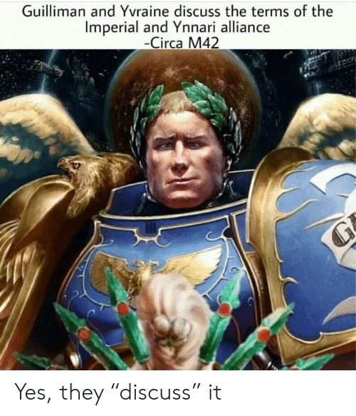 warhammer 40k roboute guilliman art - Guilliman and Yvraine discuss the terms of the Imperial and Ynnari alliance Circa M42 Yes, they "discuss it