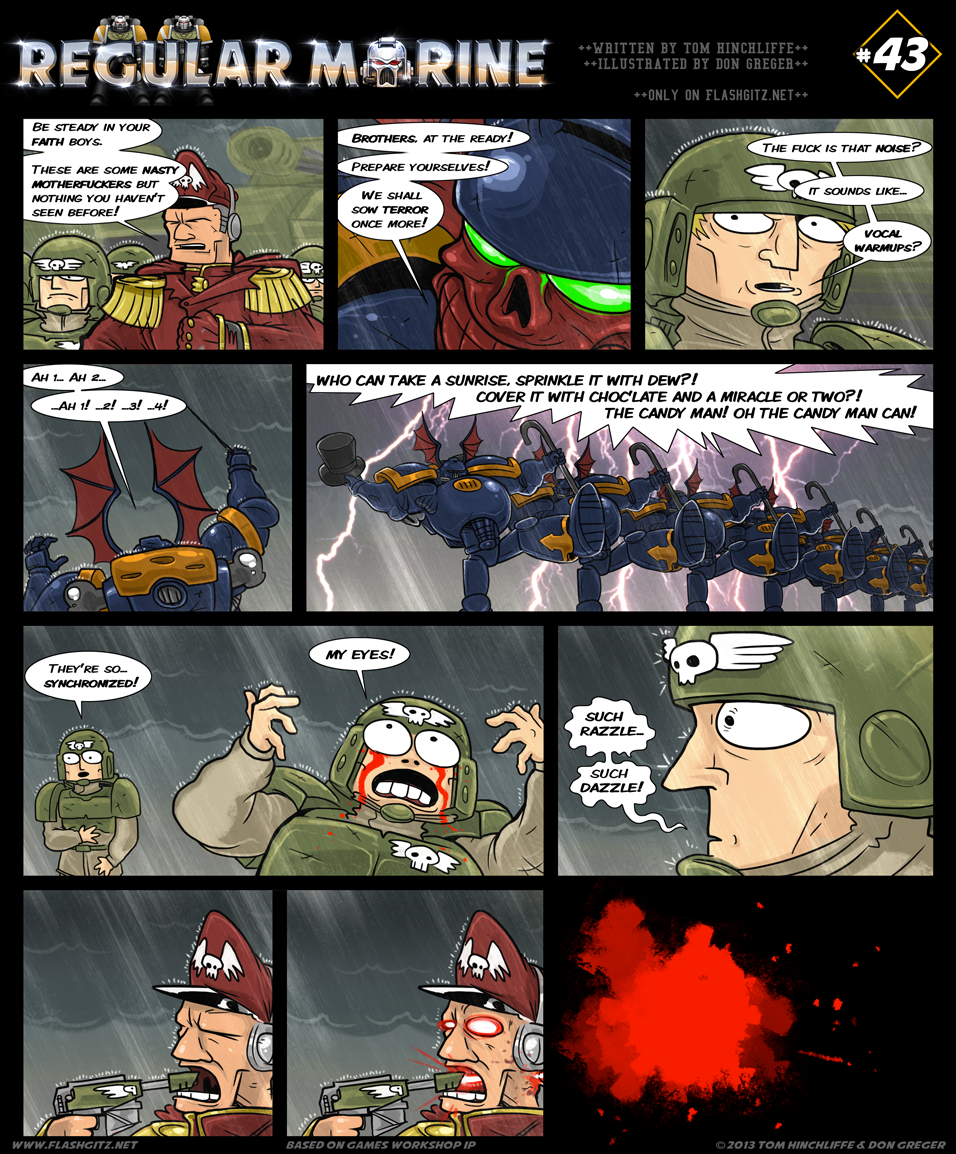 warhammer commissar memes - Regular Marine 43 Only Flash Teet Cover It With Choiclate And A Miracle Or Twopi The Camey Man On The Candy Man Cant My Eyes Such Srazzle