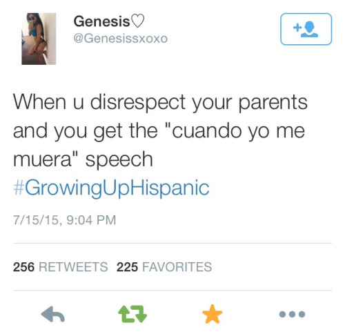 document - Genesis When u disrespect your parents and you get the "cuando yo me muera" speech 71515, 256 225 Favorites