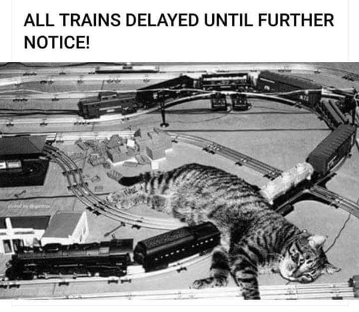demotivational posters trains - All Trains Delayed Until Further Notice!