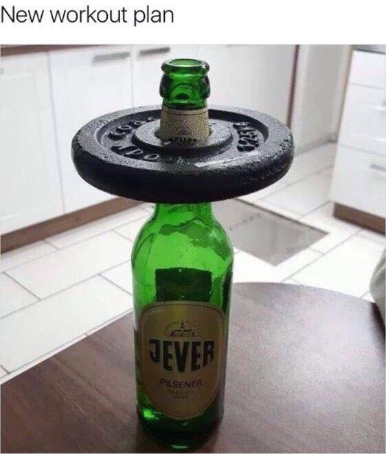 have found a workout plan that fits my lifestyle - New workout plan Jever Pilsener