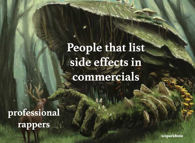 plant monster art - People that list side effects in commercials professional rappers uspark8000