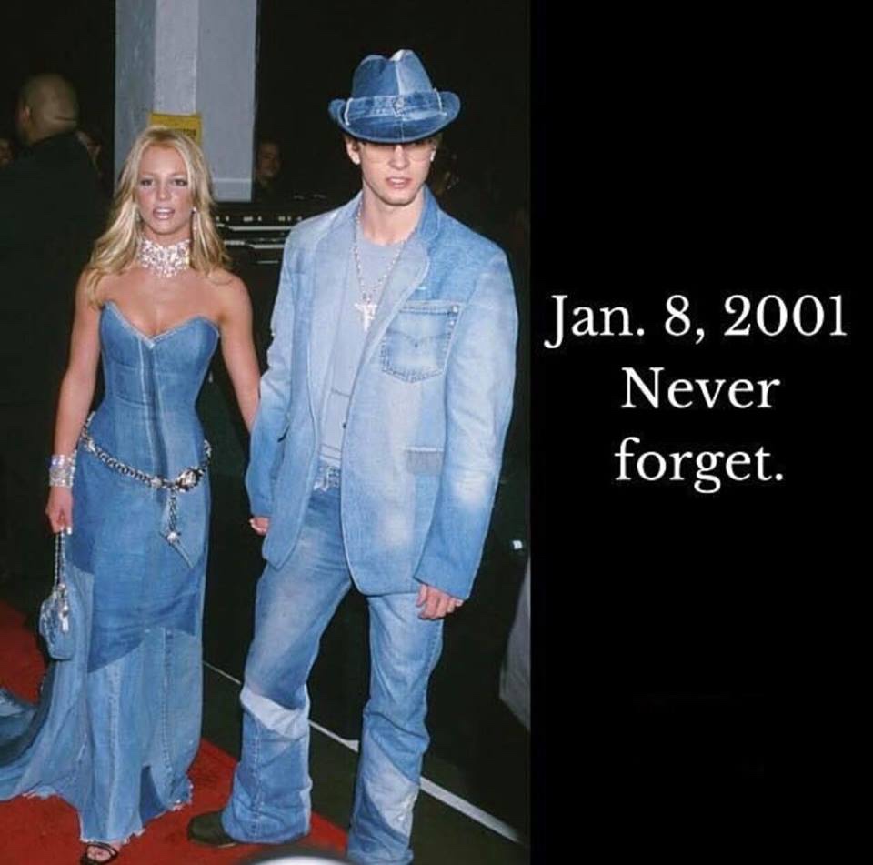 britney spears and justin timberlake - Jan. 8, 2001 Never forget.