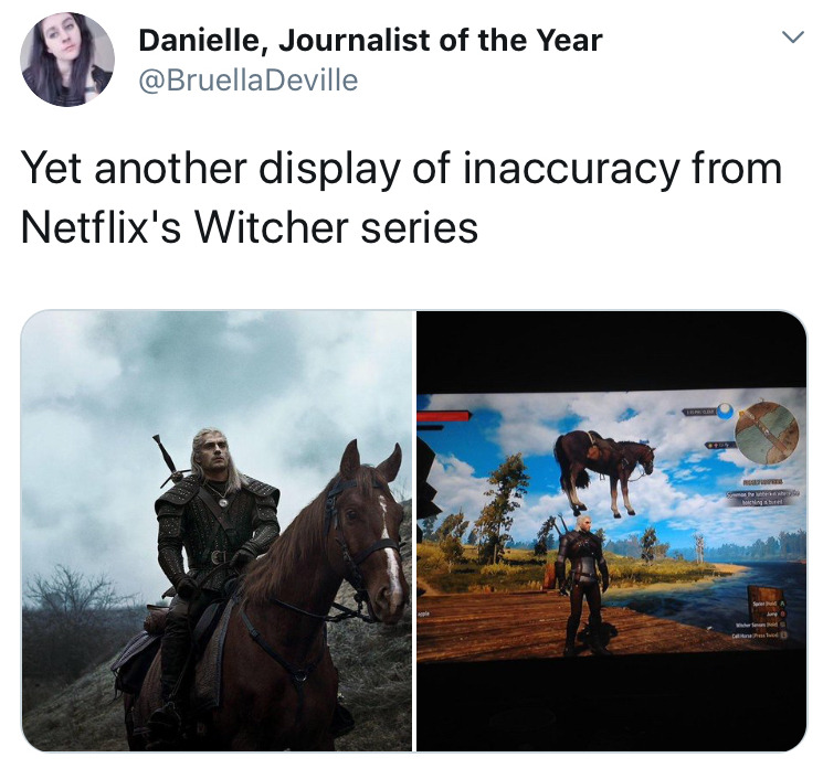 witcher netflix memes - Danielle, Journalist of the Year Deville Yet another display of inaccuracy from Netflix's Witcher series