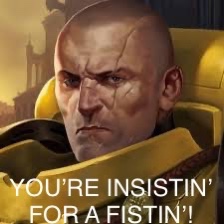 imperial fist portraits - You'Re Insistin' For A Fistin!