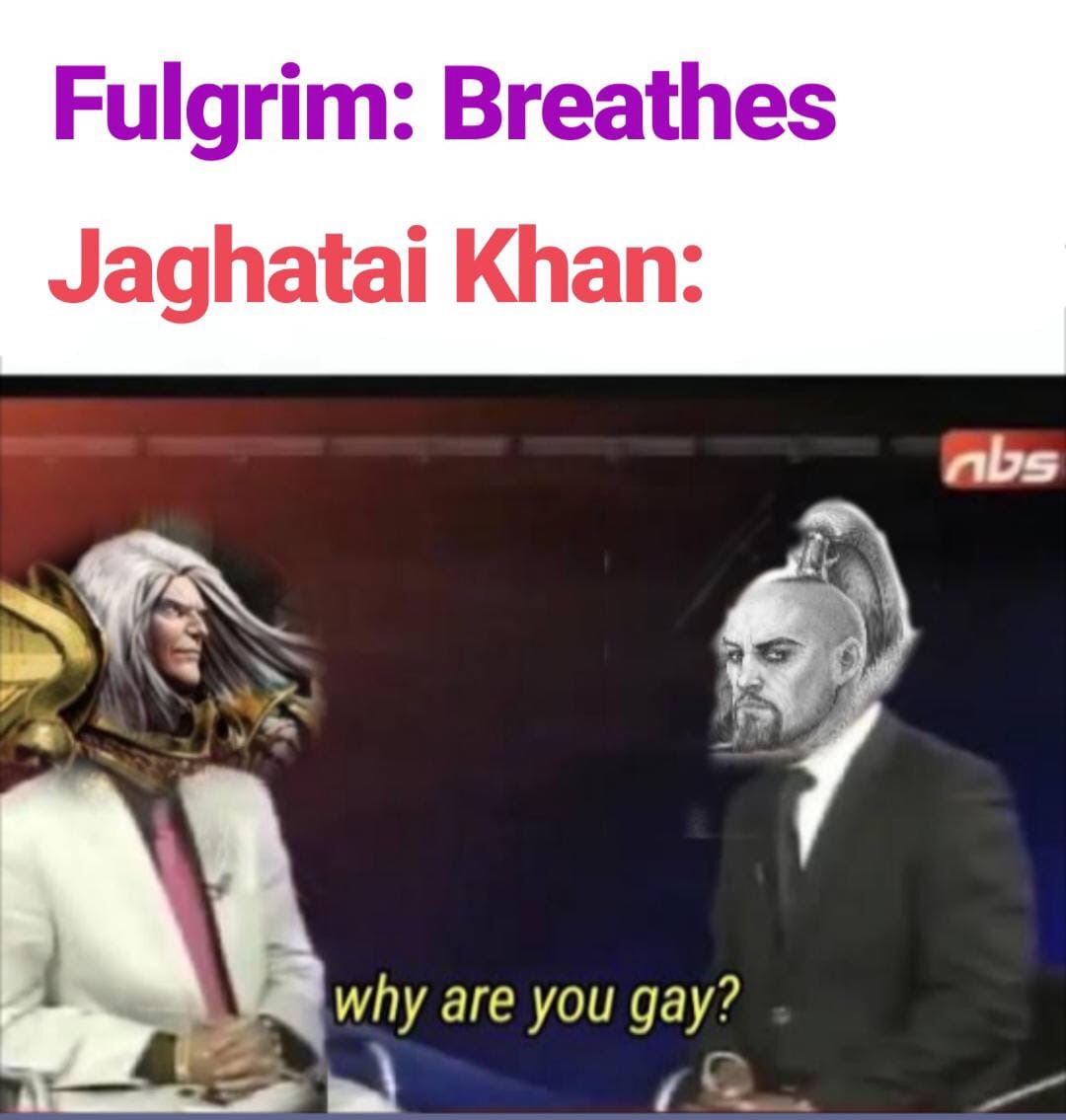 human behavior - Fulgrim Breathes Jaghatai Khan abs why are you gay?
