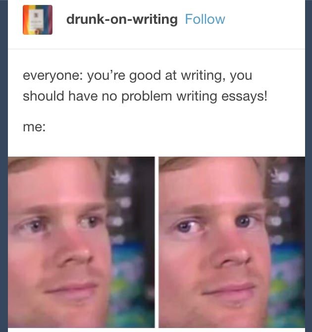 office meme camera - drunkonwriting everyone you're good at writing, you should have no problem writing essays! me