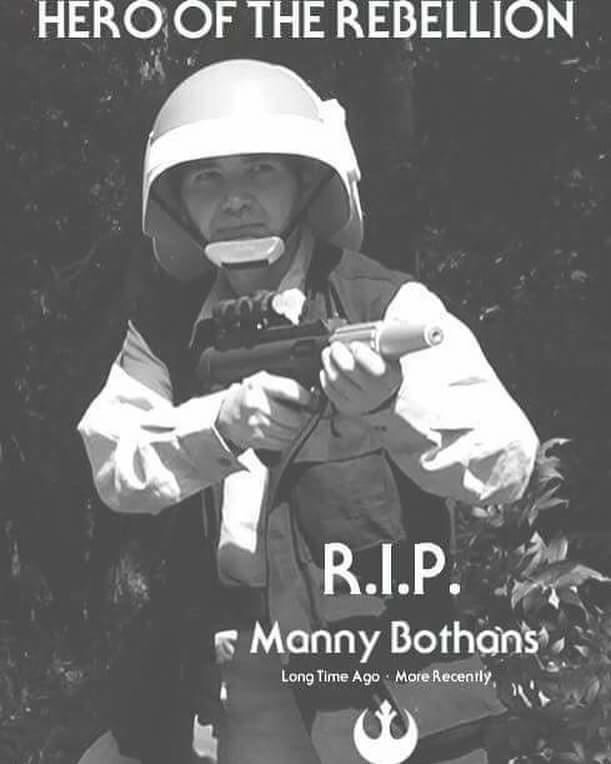 manny bothans - Hero Of The Rebellion R.I.P. Manny Bothans, Long Time Ago More Recently