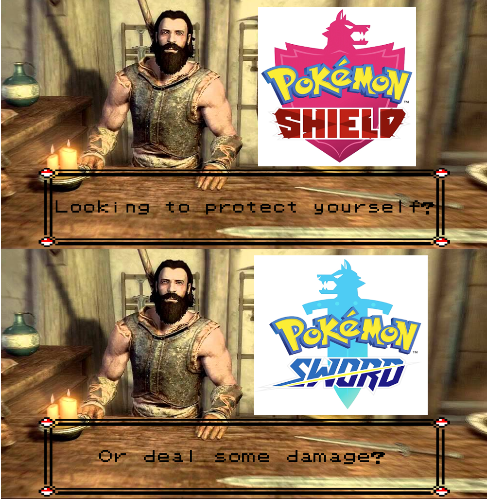 pokemon sword and shield memes - Pokmon Shield Looking to protect yourself Pokmon Or deal some damage?