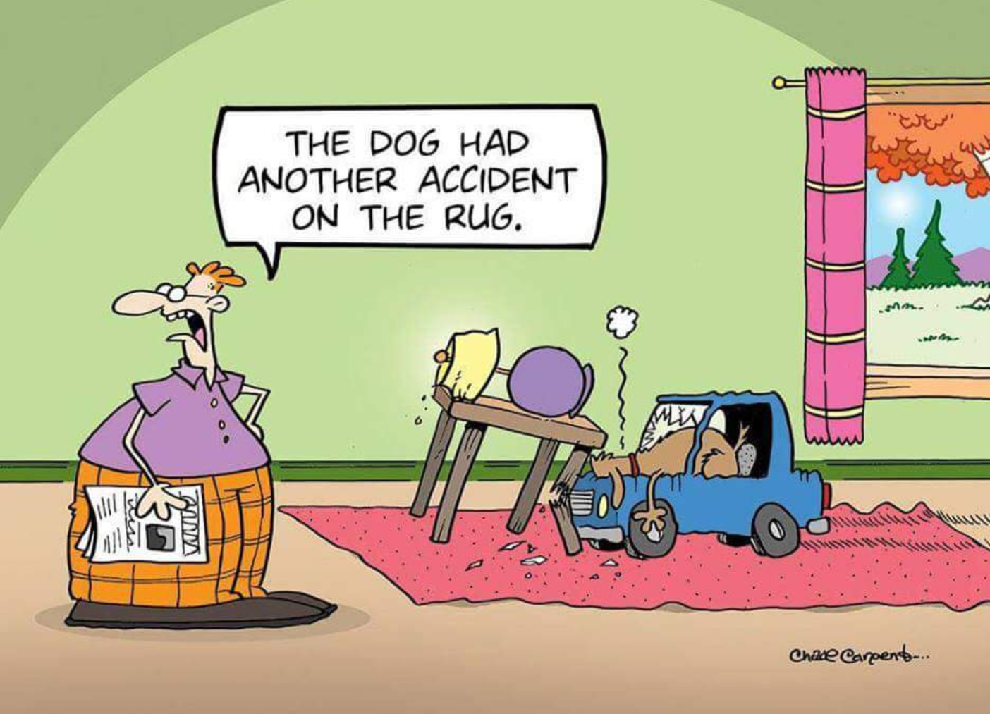 tundra dog comic - The Dog Had Another Accident On The Rug. Wa Nry Una Chae Carpent