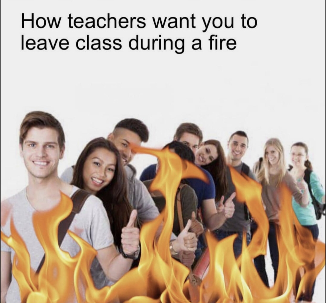 teachers want you to leave class during - How teachers want you to leave class during a fire