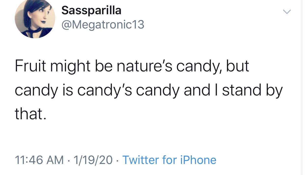megan thee stallion old tweets - Sassparilla Fruit might be nature's candy, but candy is candy's candy and I stand by that. 11920 Twitter for iPhone
