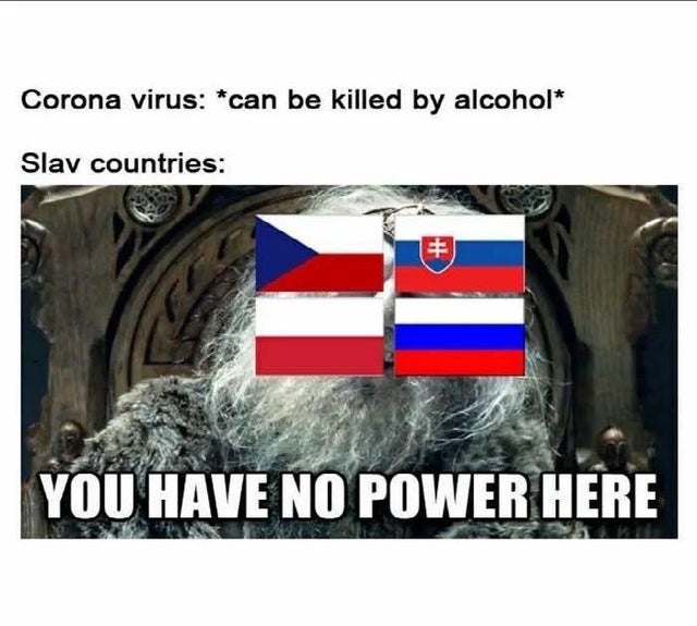 you ve got no power here - Corona virus can be killed by alcohol Slav countries You Have No Power Here