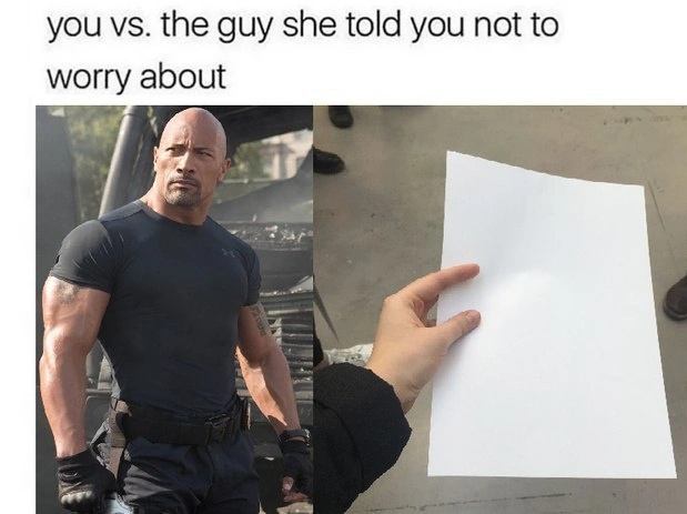 rock fast and furious 7 - you vs. the guy she told you not to worry about