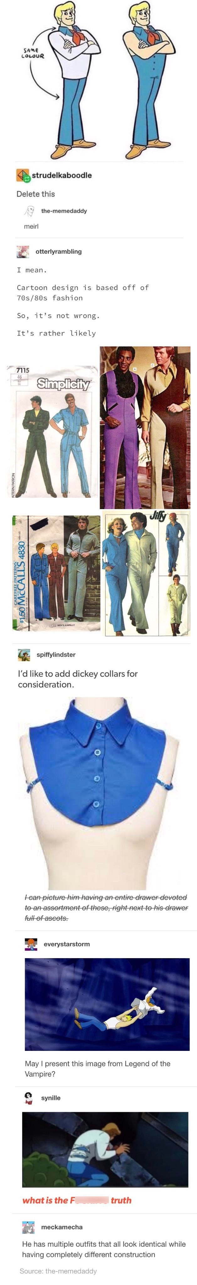 cartoon - Same Colour strudelkaboodle Delete this thememedaddy meirl otterlyrambling I mean. Cartoon design is based off of 70s80s fashion So, it's not wrong. It's rather ly 7115 Simplicity Attern Patron Jilly Carefree Patterns $1.50 Mccalls 4830 Cmsar Me