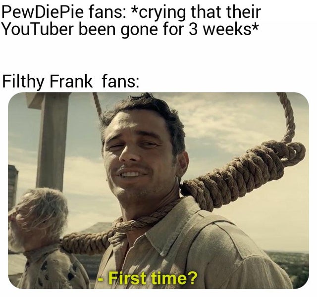 avengers endgame bathroom meme - PewDiePie fans crying that their YouTuber been gone for 3 weeks Filthy Frank fans First time?