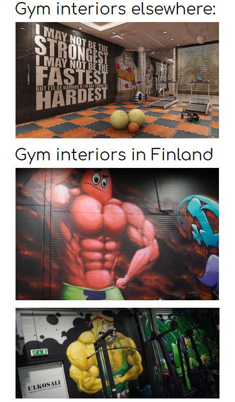 poster - Gym interiors elsewhere Ay Not Be The Wu May Not Be The Stest Buttul De Damned Timeline Harde Gym interiors in Finland Ulkosali