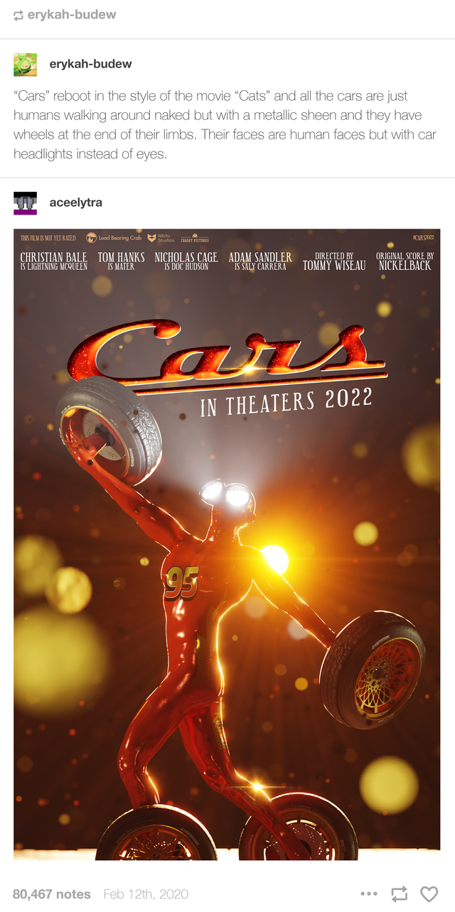 poster - erykahrudew erykahbudew Cars rebotn the set of the movieCat and all thes e humans walang sudad but wha t and they have Weatheudah haru s but with he a d of eyes accelytra In Theaters 2022 80,467 no