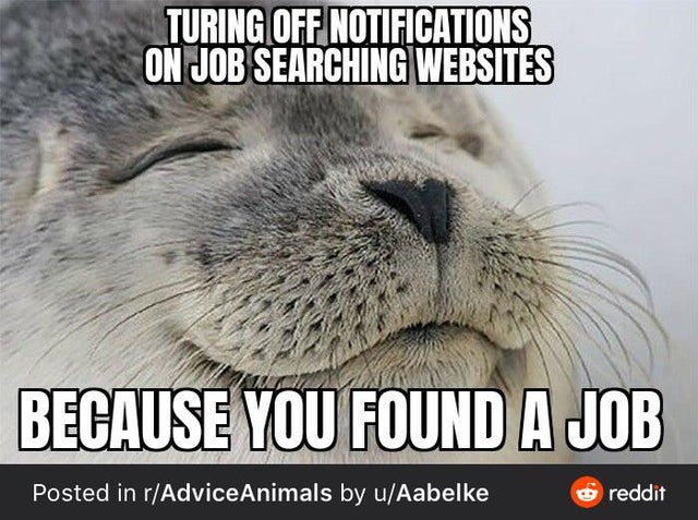 shave my balls meme - Turing Off Notifications On Job Searching Websites Because You Found A Job Posted in rAdviceAnimals by uAabelke reddit