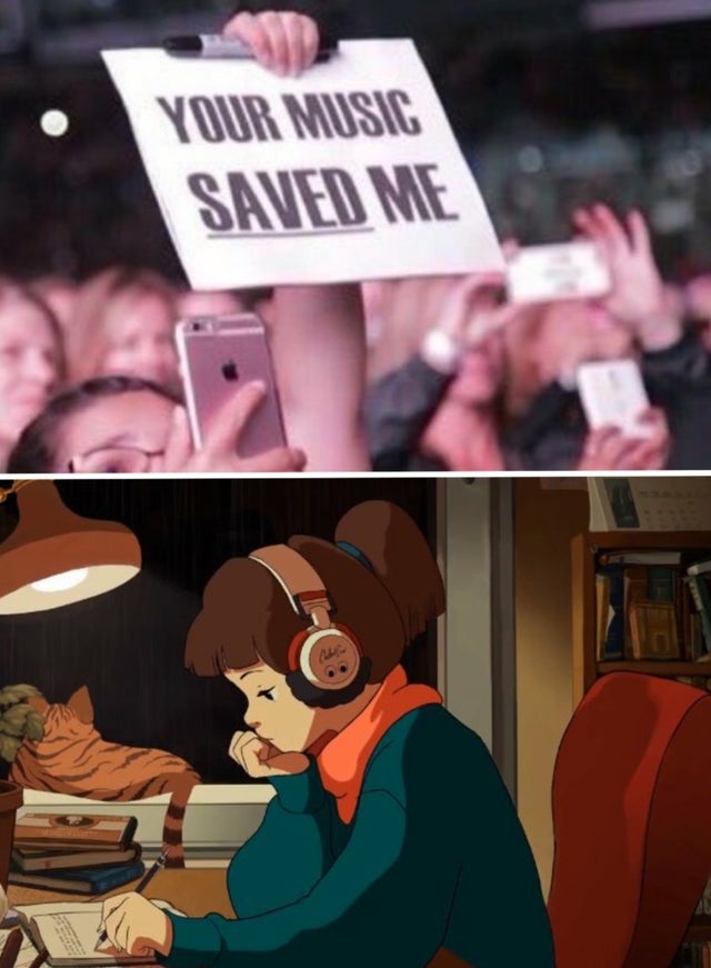 cartoon - Your Music Saved Me