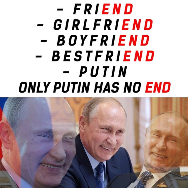 senior citizen - Friend Girlfriend Boyfriend Bestfriend Putin Only Putin Has No End