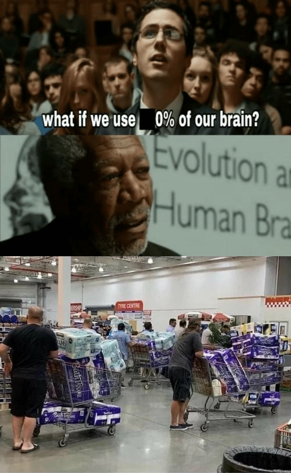 if we use 100 of our brain - what if we use 0% of our brain? Evolution a Human Bra