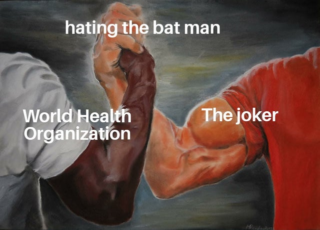 uno reverse card meme - hating the bat man The joker World Health Organization